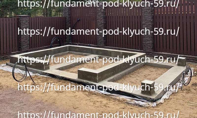 Ленточный фундамент