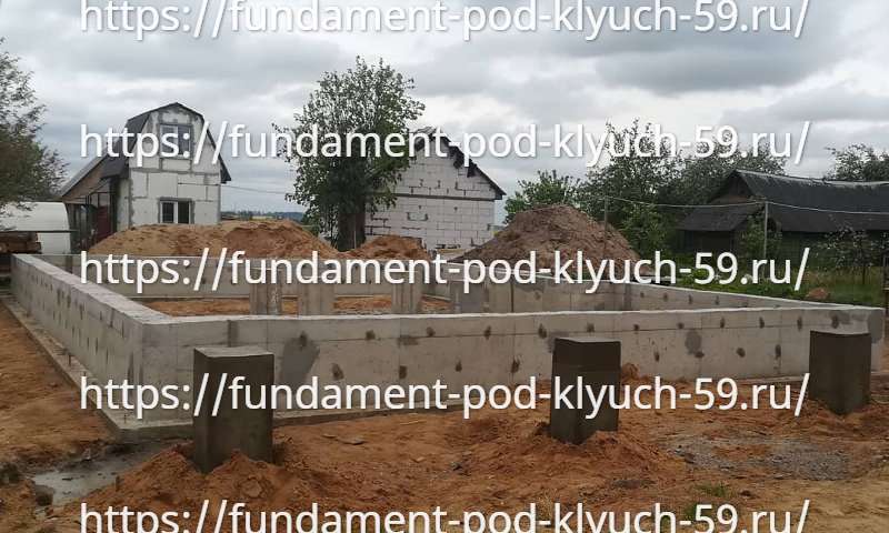 Ленточный фундамент