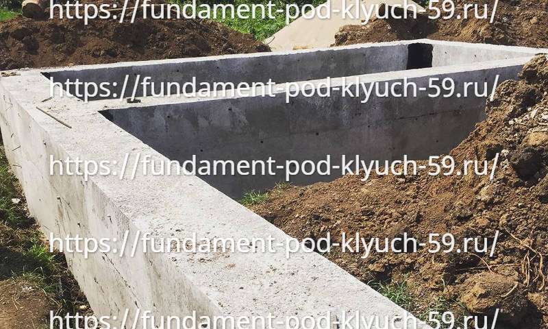 Ленточный фундамент