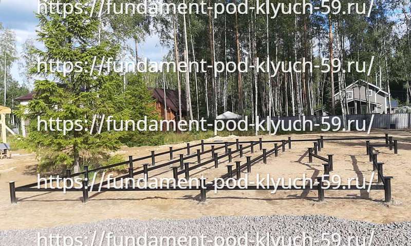 Свайно-винтовой фундамент
