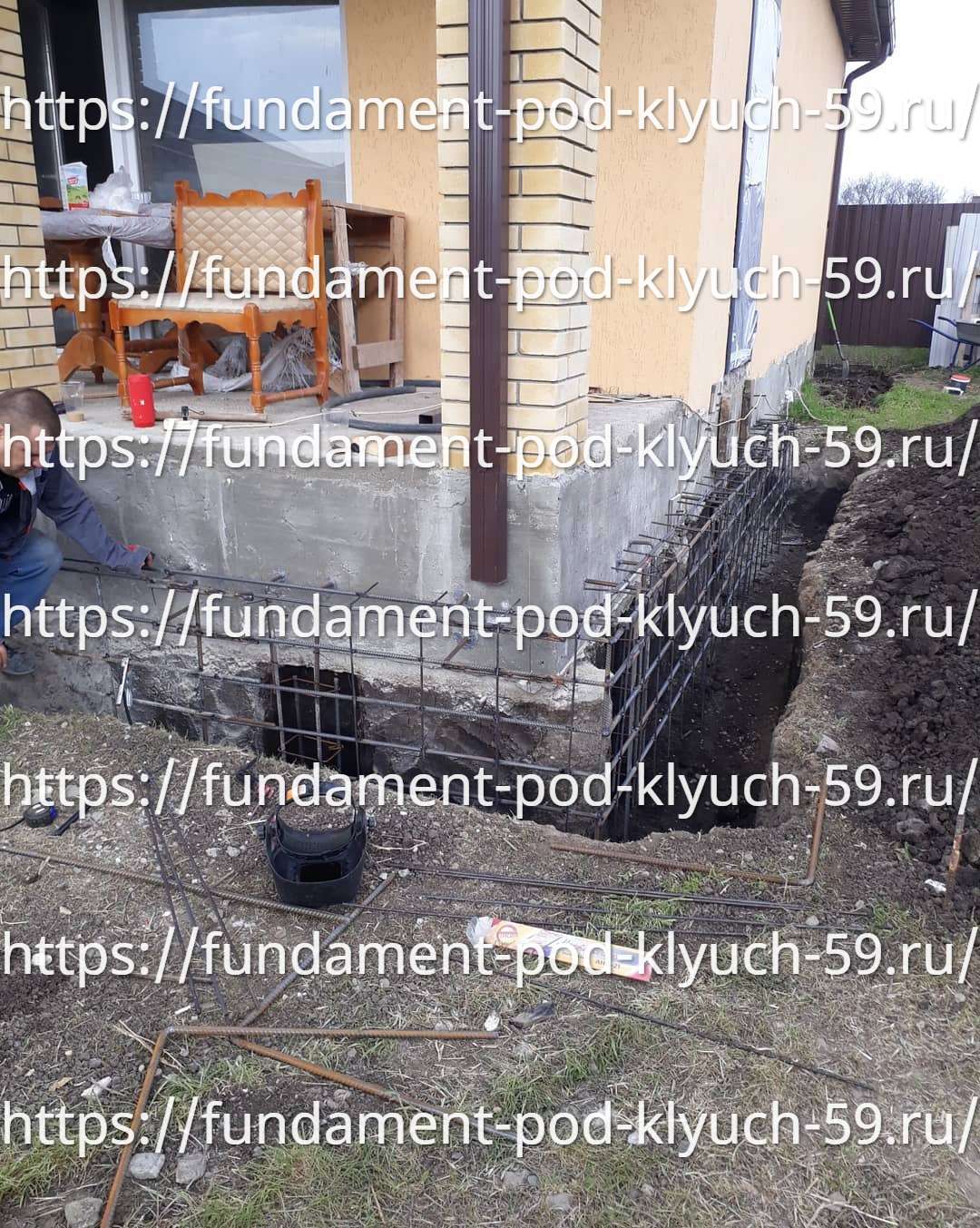 Усиление фундамента
