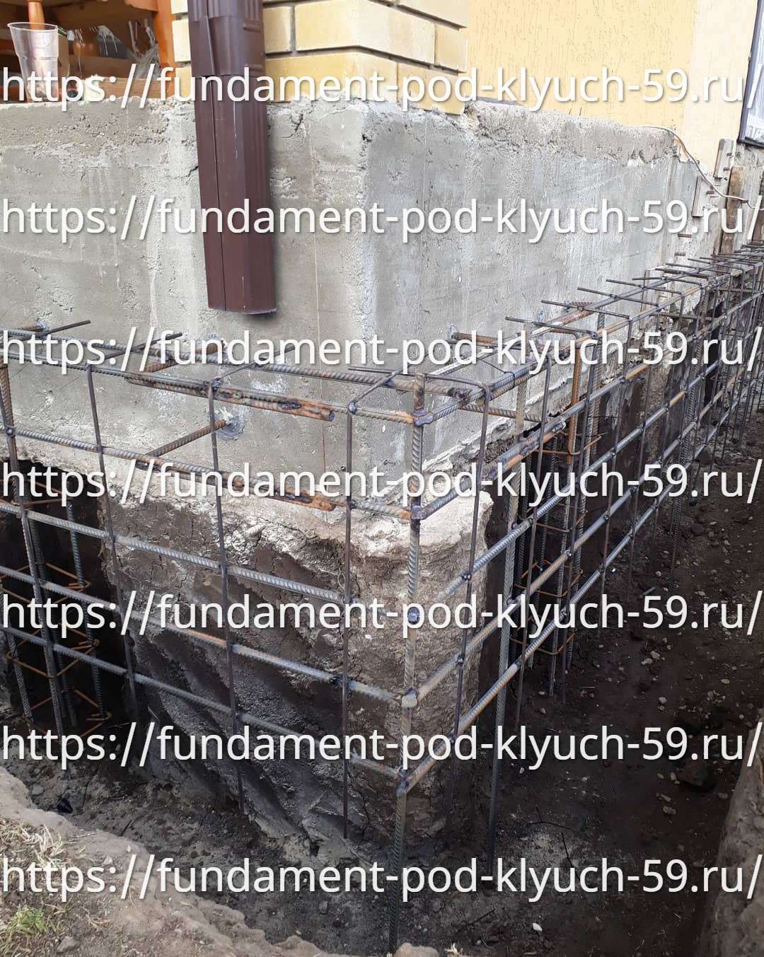 Усиление фундамента